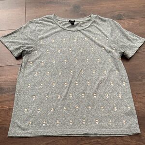 J. Crew Heather Gray Tee